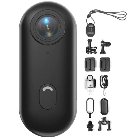 4K ActionSports Wearable Body Cam (64G-Card Black)